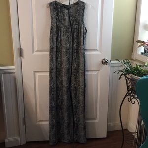 Sharagano maxi dress with belt